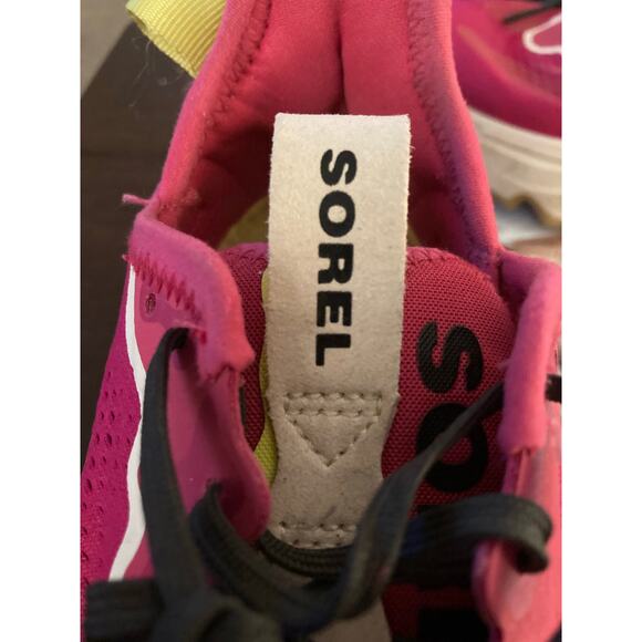 Sorel Kinetic Breakthru Day Lace Cactus Pink & Jet Sz 7.5 - Picture 3 of 9